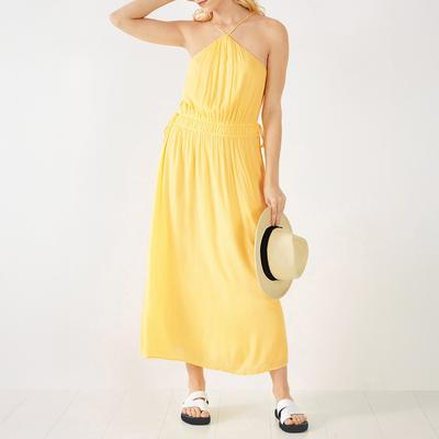 Phase Eight Yellow Elaina Floral Printed Tiered Dress